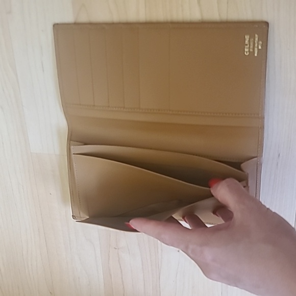 NWOT Celine Macadam Pattern PVC Wallet Bifold Long Billfold Unisex - Picture 6 of 9